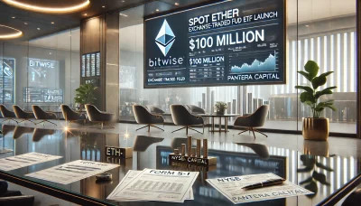 The bitwise revises ether ETF filing with potential $100M pantera investment