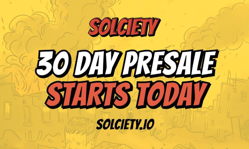 New SOL Meme Coin, Solciety, Launches Today With 30-Day ICO