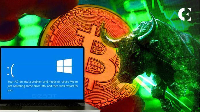 Bitcoin Shines as ‘Blue Screen of Death’ Cripples Global Systems: Senator Lummis Reacts