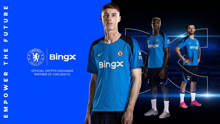 BingX is now the official training wear sponsor of Chelsea FC