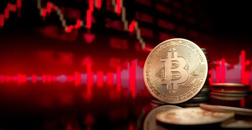 El precio de bitcoin cae por debajo de los 54.000 dólares. Fuente: stock.adobe.com