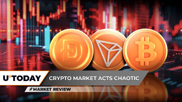 Crypto Chaos: Dogecoin (DOGE) Hits Death Cross, Bitcoin (BTC) Slips to $63,000, Tron (TRX) Plummets 6.4%: What's Next?