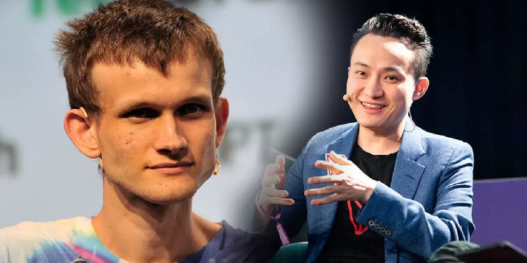 Vitalik Buterin and Justin Sun Made a Million Dollar Ethereum (ETH) Transaction! One Sold, One Donated!