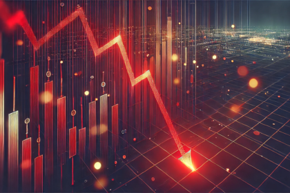 Cayeron los precios de bitcoin, las criptomonedas y las acciones. Fuente: imagen generada por CriptoNoticias mediante Dall-E, de OpenAI.