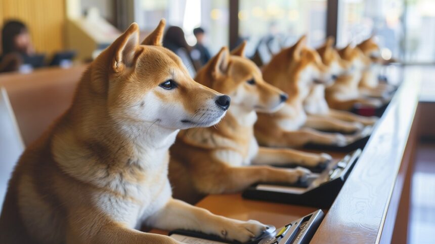 Los "perritos" son una temática frecuente en las memecoins. Fuente: stock.adobe.com