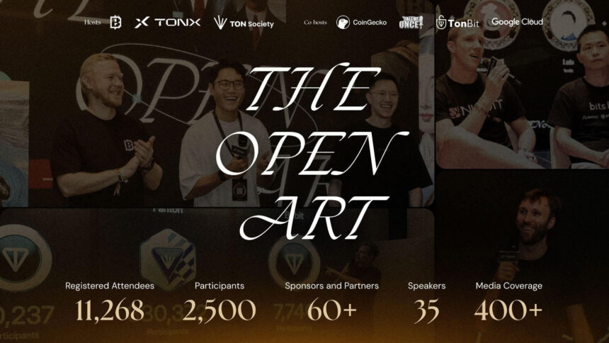 The Open Art by Blum, TONX, & TON Society becomes largest event of Token2049 Week